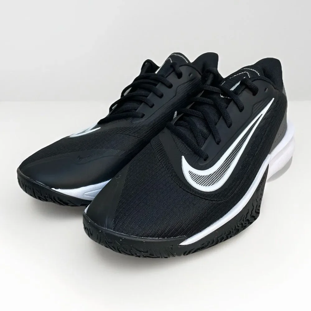 Nike Precision 7 Men 8.5 Women 10 FN4322-005 Basketball Shoes Black Gray White